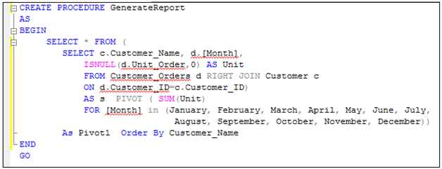 Stored Procedure
